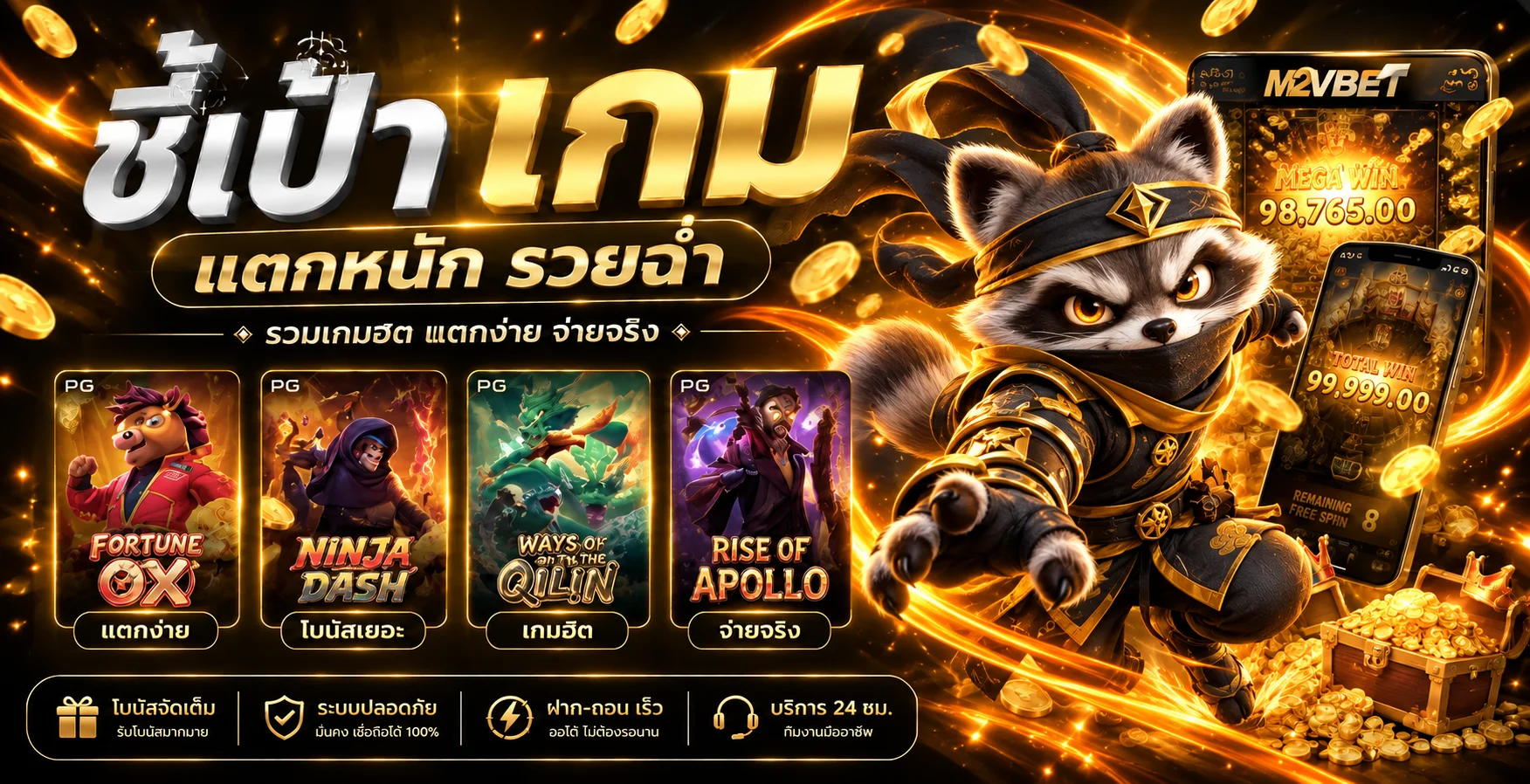 M2VBET เว็บพนันออนไลน์ สล็อต คาสิโน และกีฬา